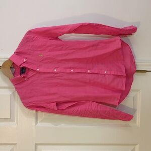 Pink Ralph Lauren Button Down Slim Fit size 4